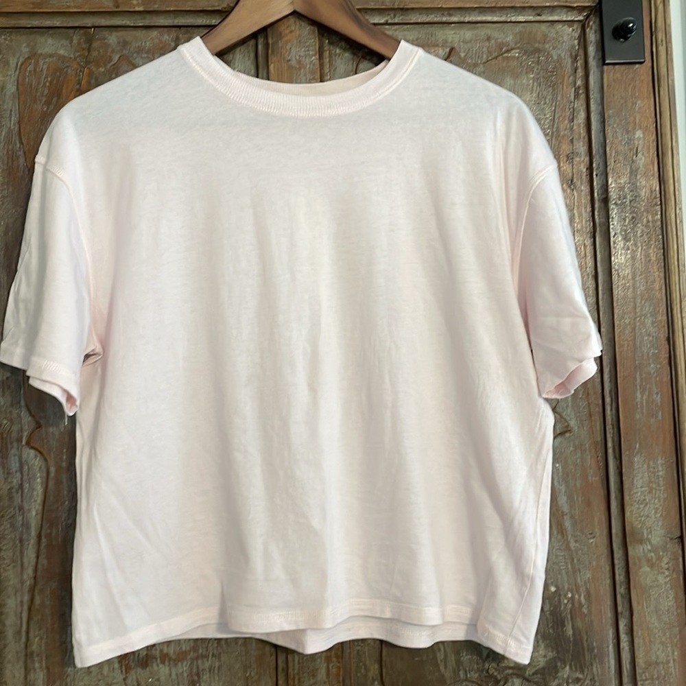 Light Pink Wild Fable Cropped T-shirt Size S